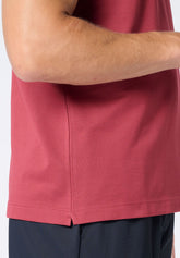 Polo senza bottoni in Filo di Scozia Piquet - Sangria - 1354 sangria | Perofil
