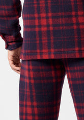 Camicia con Bottoni in Pile con Fantasia Check - Fantasia Quadro Cherry - 2506 quadro cherry | Perofil