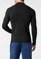 Maglia Manica Lunga Lupetto in Microcotton Warm Fashion - Nero - 0031 nero | Perofil