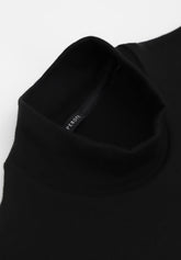 Maglia Manica Lunga Lupetto in Microcotton Warm Fashion - Nero - 0031 nero | Perofil