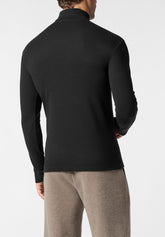 Maglia Manica Lunga Dolcevita in Microcotton Warm Fashion - Nero - 0031 nero | Perofil