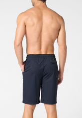 Bermuda in Tessuto Tecnico Antipiega - Blu - 0023 blu | Perofil