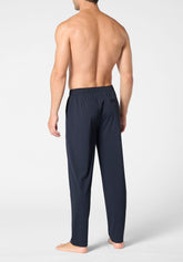 Technical Fabric Non-iron Long Trousers - Blue - 0023 blu | Perofil