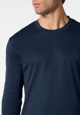 Maglia Manica Lunga in Cotone Invernale Serie Heritage - Blu - 0023 blu | Perofil