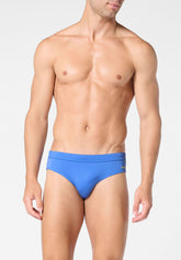 Slip Mare in Tinta Unita Stretch Colors - Oceano - 2039 oceano | Perofil