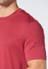T-shirt in Jersey di Cotone - Sangria - 1354 sangria | Perofil