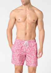 Boxer Mare in Tessuto Tecnico Stampato - Fantasia Cashmere - S909 stampa cashmere | Perofil