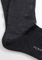Prince Plus Merino Wool Long Socks - Smoke Grey - C325 fumo | Perofil