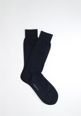 Calza Corta in Filo di Scozia - Blu - C008 blu | Perofil