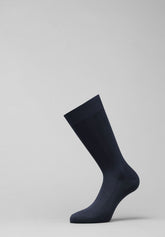 Calza Corta in Filo di Scozia - Blu - C008 blu | Perofil