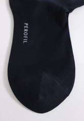 Calza Corta in Filo di Scozia - Blu - C008 blu | Perofil