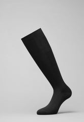 Mak o Cotton Long Socks - Black - C004 nero | Perofil
