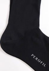 Calza Lunga in Cotone Mak o - Nero - C004 nero | Perofil