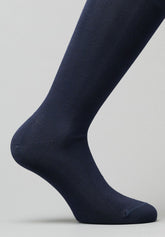 Calza Lunga in Cotone Mak o - Blu - C008 blu | Perofil