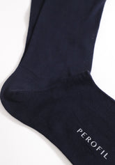 Calza Lunga in Cotone Mak o - Blu - C008 blu | Perofil