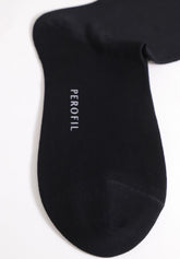 Calza Corta in Cotone Mak o - Nero - C004 nero | Perofil