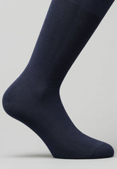 Calza Corta in Cotone Mak o - Blu - C008 blu | Perofil