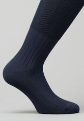 Calza Corta in Cotone Makò Comfort - Blu - C008 blu | Perofil