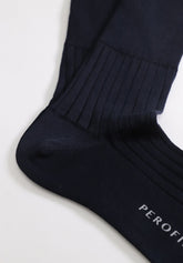 Calza Corta in Cotone Makò Comfort - Blu - C008 blu | Perofil