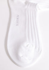 Calza Corta in Cotone Makò Comfort - Bianco - C011 bianco | Perofil