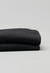 Elasticized Cotton Sneakers - Black - C004 nero | Perofil