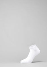Elasticized Cotton Sneakers - White - C011 bianco | Perofil