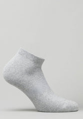 Elasticized Cotton Sneakers - Grey Mélange - C680 grigio melange | Perofil