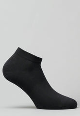 Elasticized Double Mercerized Cotton Sneakers - Black - C004 nero | Perofil