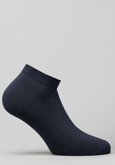 Elasticized Double Mercerized Cotton Sneakers - Blue - C008 blu | Perofil
