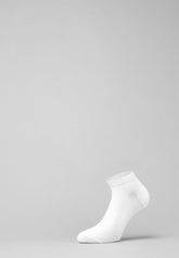 Elasticized Double Mercerized Cotton Sneakers - White - C011 bianco | Perofil