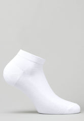 Elasticized Double Mercerized Cotton Sneakers - White - C011 bianco | Perofil
