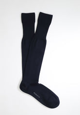 Calza Lunga in Cotone Elasticizzato 4 Seasons - Blu - C008 blu | Perofil