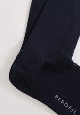 Calza Lunga in Cotone Elasticizzato 4 Seasons - Blu - C008 blu | Perofil