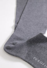 Calza Lunga in Cotone Elasticizzato 4 Seasons - Grigio Melange - C680 grigio melange | Perofil