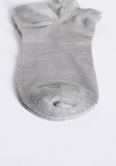 Calza Sneakers in Cotone Elasticizzato Extra Fresh Moda - Grigio Melange - C029 grigio melange | Perofil
