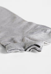 Calza Sneakers in Cotone Elasticizzato Extra Fresh Moda - Grigio Melange - C029 grigio melange | Perofil