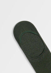 Mercerised Cotton Invisible Socks - Anthracite Mélange - C081 antracite melange | Perofil