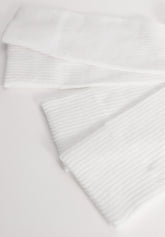 Calze Corte a Coste in Cotone Elasticizzato Rib Cotton Colors Bipack - Bianco - C011 bianco | Perofil