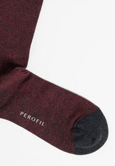 Oxford Cotton and Cashmere Long Socks - Anthracite - C003 antracite | Perofil