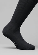 Calza Corta a Coste in Cotone Elasticizzato Bi-Pack - Nero - C004 nero | Perofil