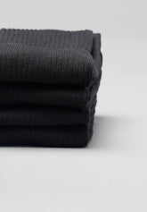 Calza Corta a Coste in Cotone Elasticizzato Bi-Pack - Nero - C004 nero | Perofil