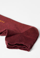 Calza Sneakers a Coste in Cotone Elasticizzato Bi-Pack - Cherry - C157 cherry | Perofil