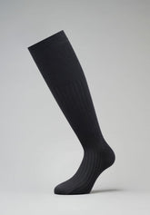Calza Lunga in Lana Merinos a coste Golden Plus - Nero - C004 nero | Perofil