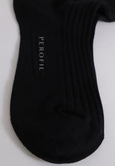 Calza Lunga in Lana Merinos a coste Golden Plus - Nero - C004 nero | Perofil
