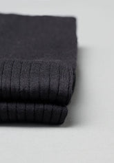 Calza Lunga in Lana Merinos a coste Golden Plus - Nero - C004 nero | Perofil