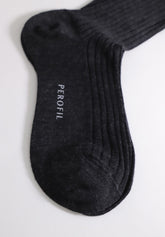 Calza Lunga in Lana Merinos a coste Golden Plus - Grigio Fumo - C325 fumo | Perofil