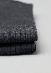 Calza Lunga in Lana Merinos a coste Golden Plus - Grigio Fumo - C325 fumo | Perofil