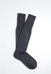 Calza Lunga in Caldo Cotone Winter Plus - Grigio Scuro Melange - C336 grigio mel scuro | Perofil