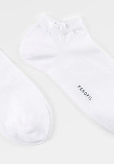 Calza Sneakers in Cotone Elasticizzato Bipack - Bianco - C011 bianco | Perofil