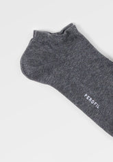 Calza Sneakers in Cotone Elasticizzato Bipack - Grigio Scuro Melange - C336 grigio mel scuro | Perofil